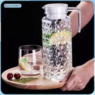 [mojotorw7] Cold Water Carafe Water Pitcher 1100ml Acrylic with Handle Cold Water Bottle