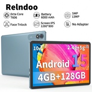 แท็บเล็ต Android ปี 2025 ขนาด 10.1 นิ้ว, T606 โปรเซสเซอร์ 8 คอร์ 1.6 กิกะเฮิร์ต, RAM 4GB+ROM 128GB, 