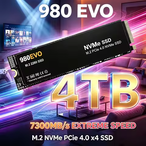 2026 New M.2 980 EVO NVMe SSD PCIe Gen4 High Performance Internal Drive 500GB 2TB 4TB Storage Upgrad