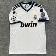 Real Madrid 2012/13 Retro Edition Men‘S Home Short Sleeve Football Jersey Shirt