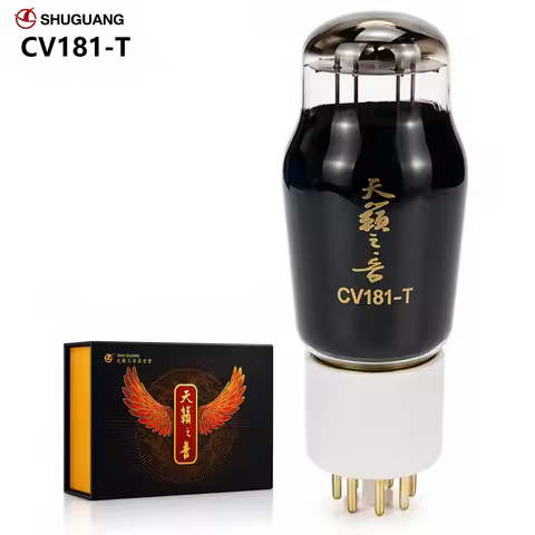 Shuguang CV181-T Precision Matched Vacuum Tube Upgrade 6SN7 CV181 6N8P 6H8C Low Noise HiFi Audio Pre