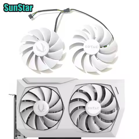 New GA92S2U 88MM/100MM ZOTAC RTX 3060 White video card cooling fan,For Zotac RTX 3060 Ti RTX 3060 AM