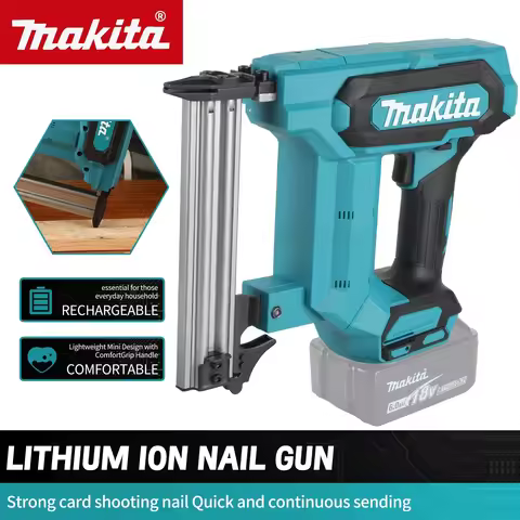 Makita F30 Rechargeable F Brad Nail Gun 10-30mm Nail Length Ergonomic Rubber Handle Household Renova