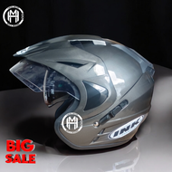 HELM INK DOUBLE VISOR JP8 HELM SNI FREE STICKER PRIA WANITA