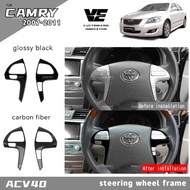 Vemart toyota camry 2007-2012 acv40 car steering wheel frame garnish accessories