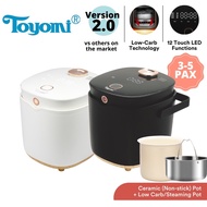 Toyomi 0.8L SmartDiet Micro-Com. Low Carb Rice Cooker RC 2080LC