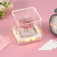3D Desk Calendar Creative 3D Art Calendar with Light Cherry Tree Shaped Calendar Memo Pad Battery Po