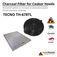 Tecno TH-678TL | TH 678TL | 678TL Cooker Hood Carbon filter Wire Mesh Grease Filter Tecno FIlter