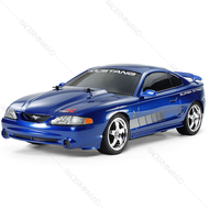 TAMIYA 1/10 R/C 4WD 1995 Ford Mustang SVT Cobra R (TT-01 Type-E Chassis) 47430 47430A
