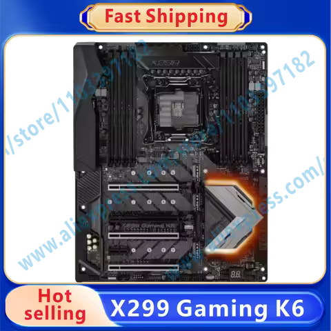 X299 Gaming K6 Motherboard X299 LGA 2066 DDR4 128GB PCI-E 3.0 USB 3.1M.2 USB3.1 ATX