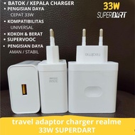 Travel adapter head Charger REALME SuperVooc / travel charger realme all types 33W Original SUPER VO