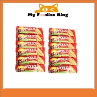 18g x 6pcs Apollo Waffles Creamed Waffle Chocolate [ My foodies King ]