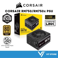 Corsair RM Siri RM750 / RM750x 80+ Plus Gold (750W) ATX PSU | Bekalan Kuasa Modular Penuh (10 Tahun)