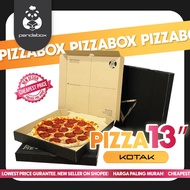 PANDABOX Pizzabox 10inch / Domino Pizzabox / Pizza Pan Box / 13inch Pizza Box / Kotak Hitam Pizza / 
