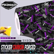 CARBON FORGED STICKERS CARBON FORGED STICKERS 50 X 50 CM