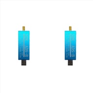 (LAU0) 2X RTL2832U ADS-B Mode-S USB SDR TV Receiver Built-in RF Amplifier 1090MHz Bandpass Filter Ra