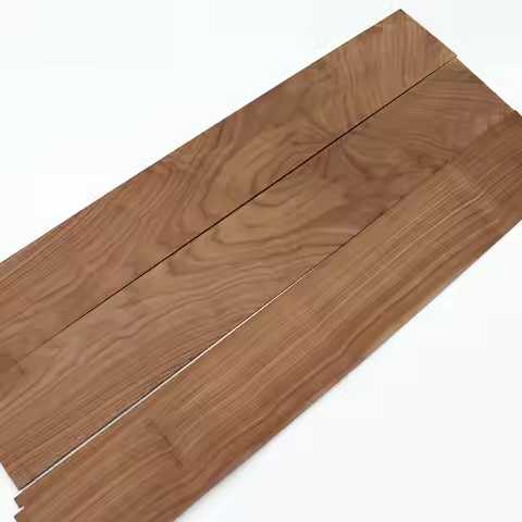 HQ T2 DIY 2-4MM Thin Sound Box Material Big Size African Black Walnut Timber Log Rare Wood Block Lum