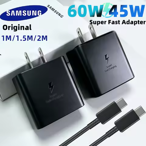 60W SAMSUNG PD Fast Charger 45W Usb C Wall Chargers US Plug Galaxy S26 Ultra S26ultra S25 Plus S24 F