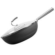 ST/🎀Full Titanium Wok Pure Titanium Pan Non-Stick Wok Household Induction Cooker Soup Pot Frying Pan Frying Pan Gas Stov