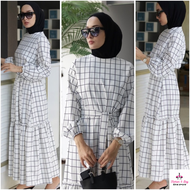 Muslimah Long Dress Plus Size Long Sleeve Dress Korean Fashion Abaya Moden Muslimah Jubah