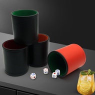 Leather Dice Cup Sieve Cup Silent Color Cup Plastic Dice Cup Dice Cup Dice Cup Dice Cup Eight Beans 