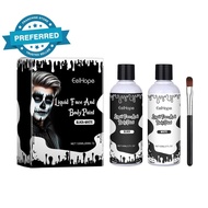 Halloween Face Painting Liquid Face Body Paint Set Party Colors Face Supplies Painting White S2f8