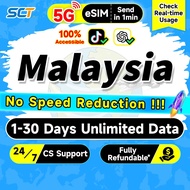Wefly Malaysia eSIM 5G 1-30 Days Daily 1-6GB Unlimited Data eSIM Malaysia eSIM Card Maxis Celcom Dig