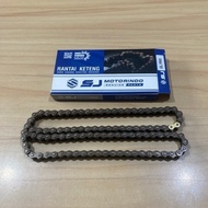 MESIN SJ Chain Keteng Gl Pro 25H-98L KG2 GL Pro CDI Engine Chain/ GL 100/ CB 100 Kamprat/ Gl Max/ / 