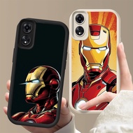 Shockproof Casing for OPPO A17 A17K A38 A58 F23 A60 A18 A78 A98 FF-13 Iron Man Marvel