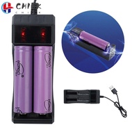 CHINK 18650 Battery Charger Universal USB LED 1 / 2 Slots