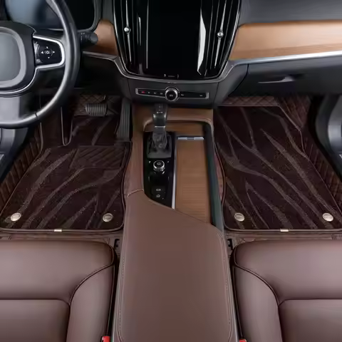 Double Layer 5D Custom Car Floor Mats for BMW X1 F48 F48 2015–2022 5Door Full Surround All Weather F