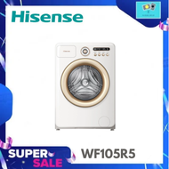 HISENSE เครื่องซักผ้าฝาหน้า10.5Kg. สีขาว รุ่น WF105R5