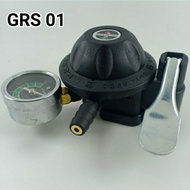 Superlock Gascomp Gas Stove Regulator GRS 01 GRS-01 GRS01 LPG - Black