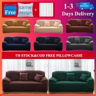 Sofa Cover Elastic Covers Normal L Shape Foldable 1/2/3/4 Seater Slipper