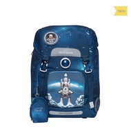 BECKMANN Classic Children's Spine Protection School Bag 22L-3D Space Rocket