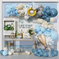 117pcs/set Blue diamond ring balloon proposal wedding decoration scene decoration balloon