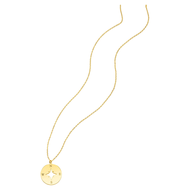 Nathalias NY สร้อยคอมินิมอล พร้อมจี้เข็มทิศ ทองคำแท้ 14K นำทางชีวิต เสริมโชค Necklace with Compass