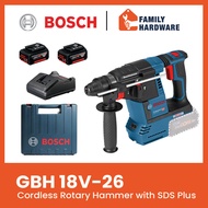 BOSCH GBH 18V-26 Professional Brushless Cordless Rotary Hammer with SDS Plus GBH18V-26 0611909000 0 