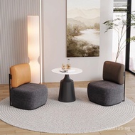 Italian Style Reception Light Luxury Single Coffee Shop Sofa Chair Hotel Meeting Table Front Desk Ch