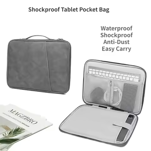 Tablet Sleeve Bag for Samsung Tab S7 FE S8 S9 12.4 A8 A9 Plus11 Pouch Case Xiaomi Redmi Pad SE Lenov