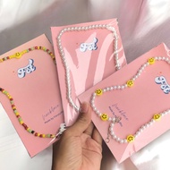 Pearl Necklace | Pearl Necklace | Bead necklace | Smile necklace | Necklace