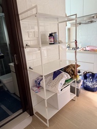 IKEA JONAXEL 層架組合 白色 80x38x160cm