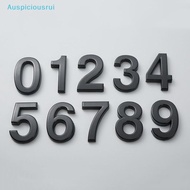 Auspiciousrui 3.9-inch Abs Door Plate Electroplated Digital Number Signage Hotel Hotel Street Digita
