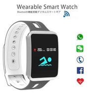 【智能手錶】WHATSAPP WECHAT 信息顯示／來電提示／血壓心率監測／計步器／睡眠監測 ／遙控影相 Bluetooth Smart Watch IP68 TF1