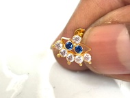 Dasmitha big ponniyin selvan mukuthi or nose stud. 16carat gold 12mm x 9mm
