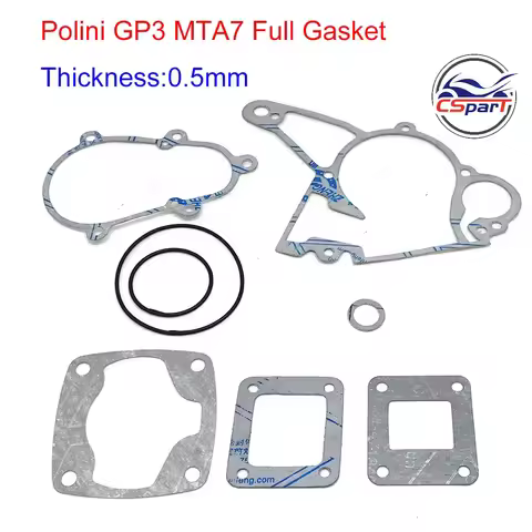 Gasket and Rubber Seal for 39CC 49CC Polini GP3 911 910 Water Cooled Engine