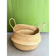 ((Second-Hand) Woven Handle Storage Basket Medieval Consignment Store