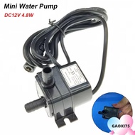 GAOXI75 1Pcs Water Pump, DC12V 4.8W Water Filter Mini Pump, Durable 240L/H Flow Rate Submersible Bru