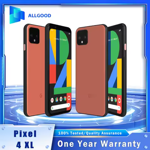 Original Google Pixel 4 XL US Version Unlocked - 6.3" 90Hz QHD+ Display, Face ID, Motion Sense, 6G R