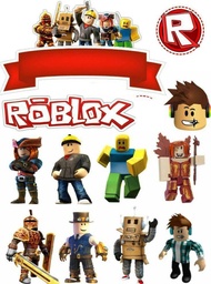 Topper Cake Roblox (Custom Nama)